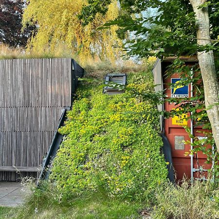 Tiny-House Van Zeecontainers Bij Het Bos Oranjewoud Esterno foto